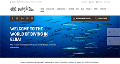 Desktop Screenshot of divinginelba.com