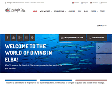 Tablet Screenshot of divinginelba.com
